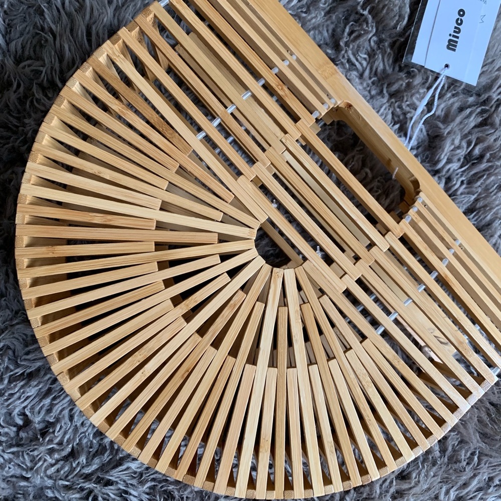 Bamboo handbag 👜 🌾